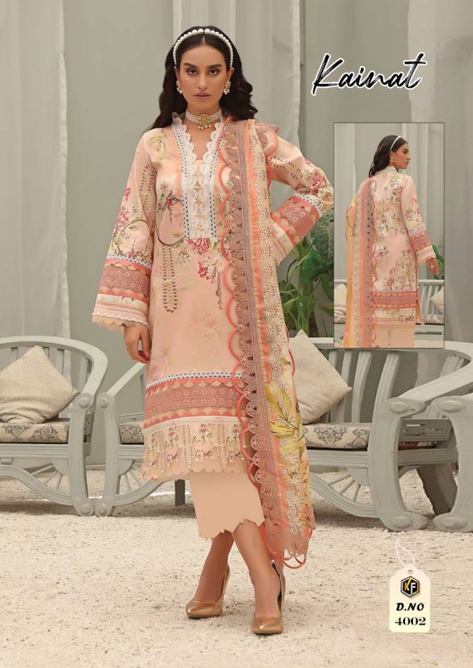 Keval Kainat 4 Luxury Lawn Wholesale Karachi Dress Material
